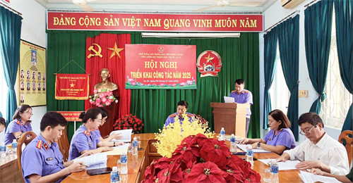 Viện kiểm sát nhân dân thị xã La Gi triển khai công tác năm 2025